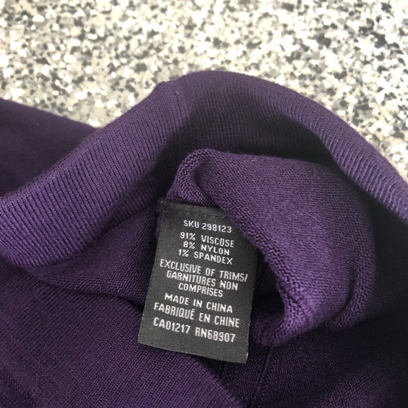 Le Chรขteau โฆ Early 00s Vintage Mini Purple Skirt (M) - Picture 3 of 3